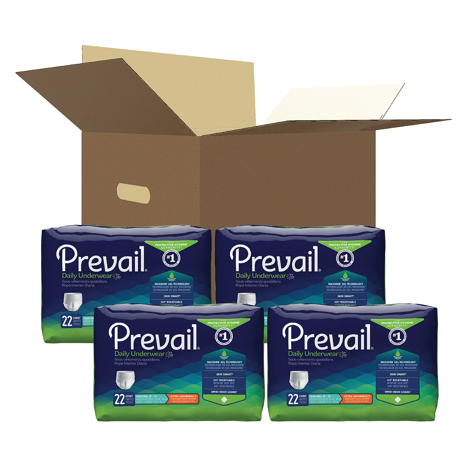 Prevail Pull Up Briefs, Extra Absorbency - Image 3