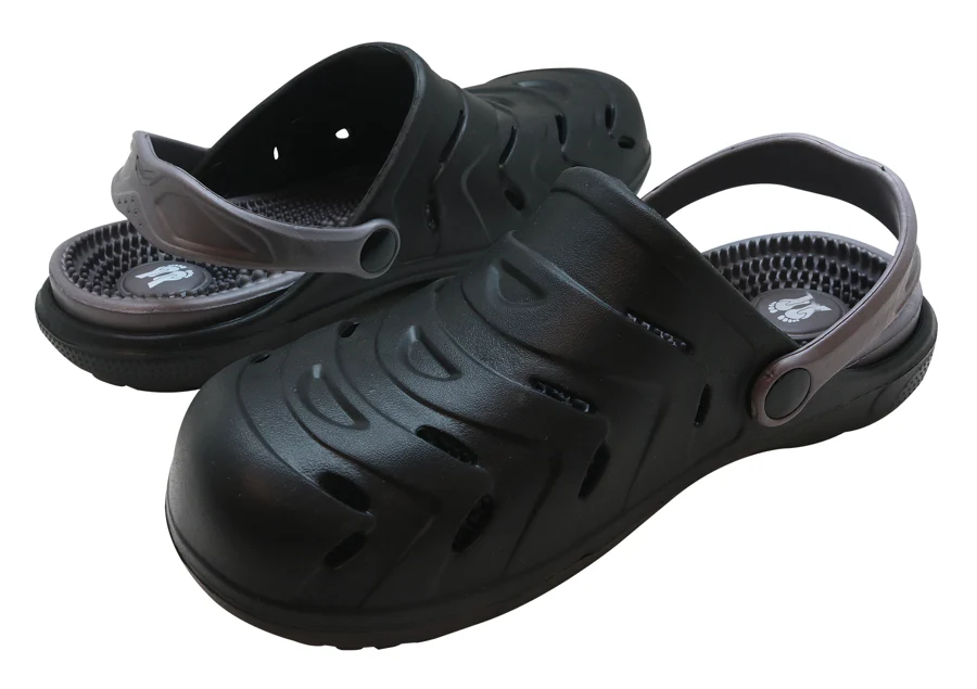 Relaxus Acu Reflex Clogs, Graphite/Black - Image 9
