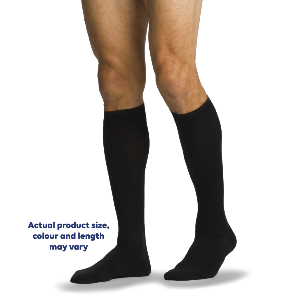 SIGVARIS Casual Cotton Compression for Men Series 186, White
