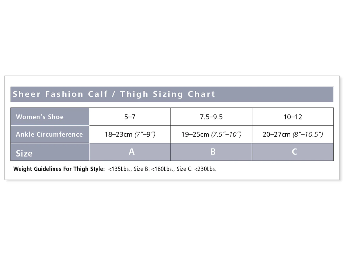 SIGVARIS Sheer Fashion Compression Hosiery for Women Series 120, Thigh High, Suntan - Image 10