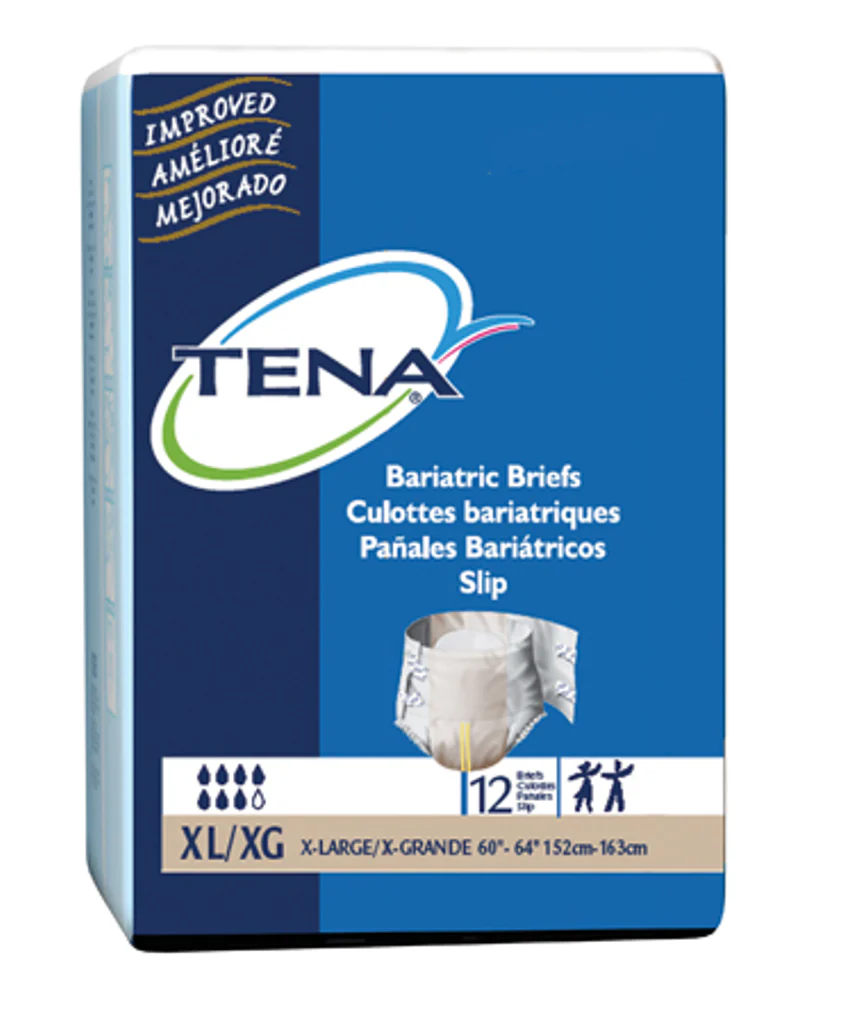 TENA Bariatric Adult Incontinence Brief, Heavy Absorbency