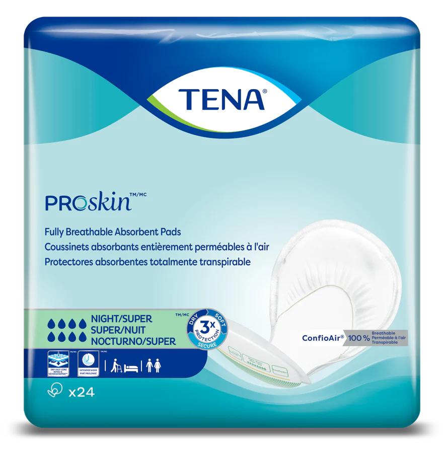 TENA Night Incontinence Pad Insert, Maximum Absorbency, 24 Count - Image 8
