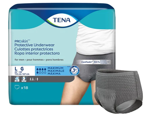 TENA Proskin Incontinence Underwear for Men, Maximum Absorbency - Image 12