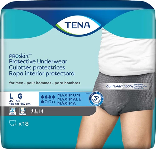 TENA Proskin Incontinence Underwear for Men, Maximum Absorbency - Image 7