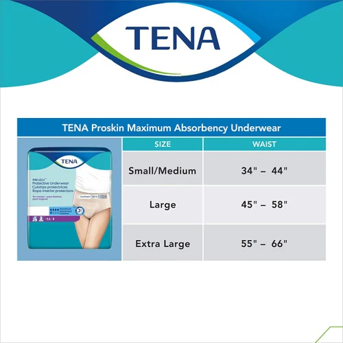 TENA Proskin Incontinence Underwear for Woman, Maximum Absorbency - Image 4