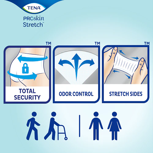 TENA Stretch Adult Incontinence Brief, Ultra Absorbency - Image 27