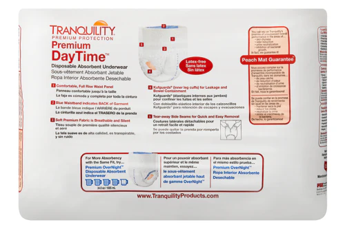 Tranquility Premium DayTime Disposable Absorbent Underwear, Heavy Absorbency - Image 6