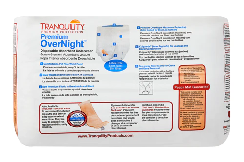 Tranquility Premium OverNight Disposable Absorbent Underwear, Maximum Absorbency - Image 10