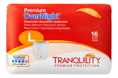 Tranquility Premium OverNight Disposable Absorbent Underwear, Maximum Absorbency - Image 13