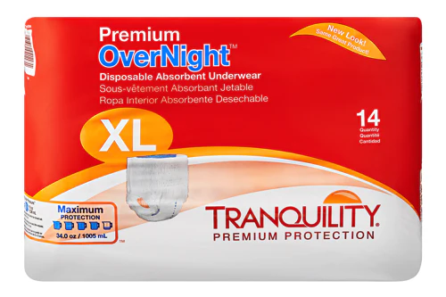 Tranquility Premium OverNight Disposable Absorbent Underwear, Maximum Absorbency - Image 17