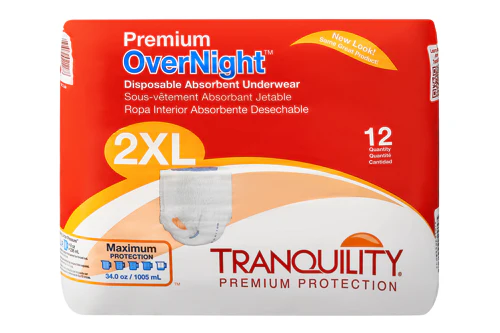 Tranquility Premium OverNight Disposable Absorbent Underwear, Maximum Absorbency - Image 21