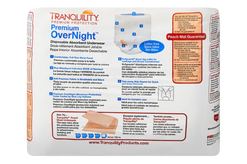 Tranquility Premium OverNight Disposable Absorbent Underwear, Maximum Absorbency - Image 22