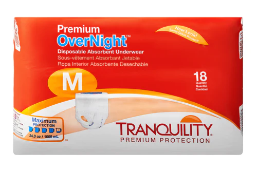 Tranquility Premium OverNight Disposable Absorbent Underwear, Maximum Absorbency - Image 9